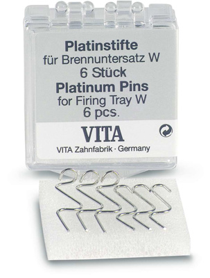 Platinum pins for firing tray W, 6 pcs.