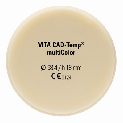 VITA CAD-Temp multiColor, 1M2T, Ø 98.4 x