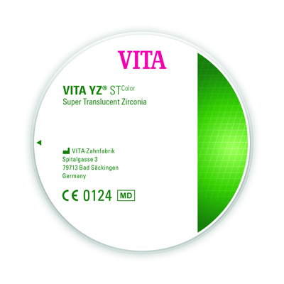 VITA YZ STColor, 2M1, 98.4 x h 18 mm, 1 pc.