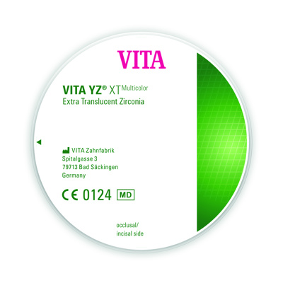 VITA YZ XTMulticolor, A3, Ø 98.4 x h 18 mm, 1 pc.